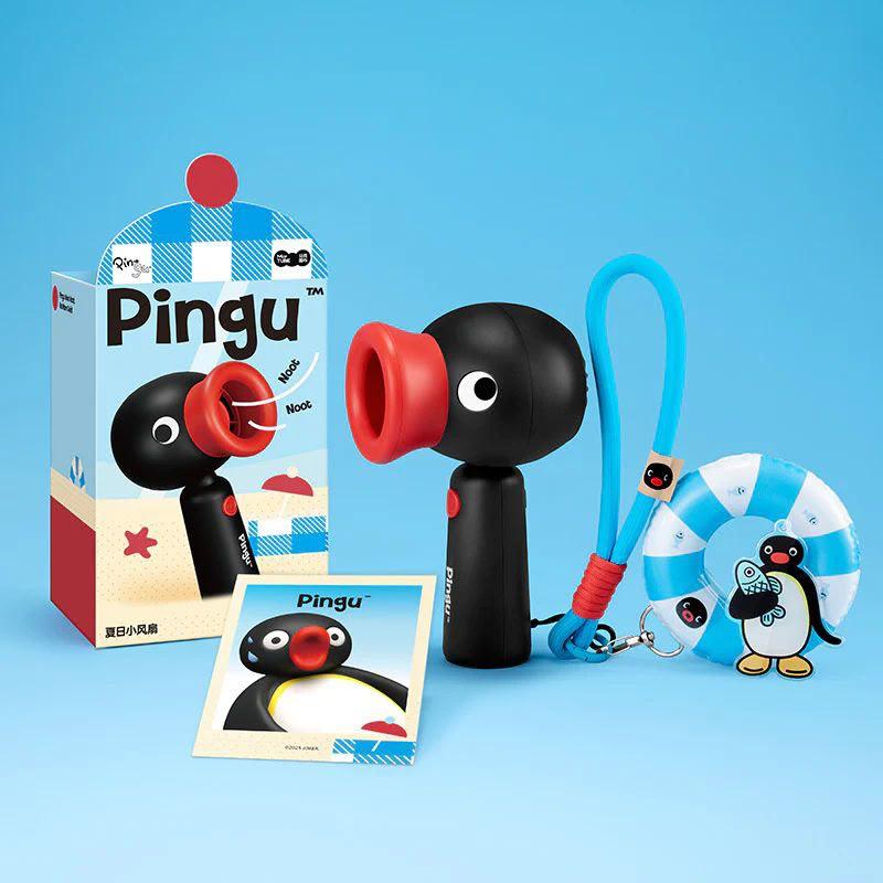 Martube｜企鵝家族Pingu夏日手持風扇🐧升級版
