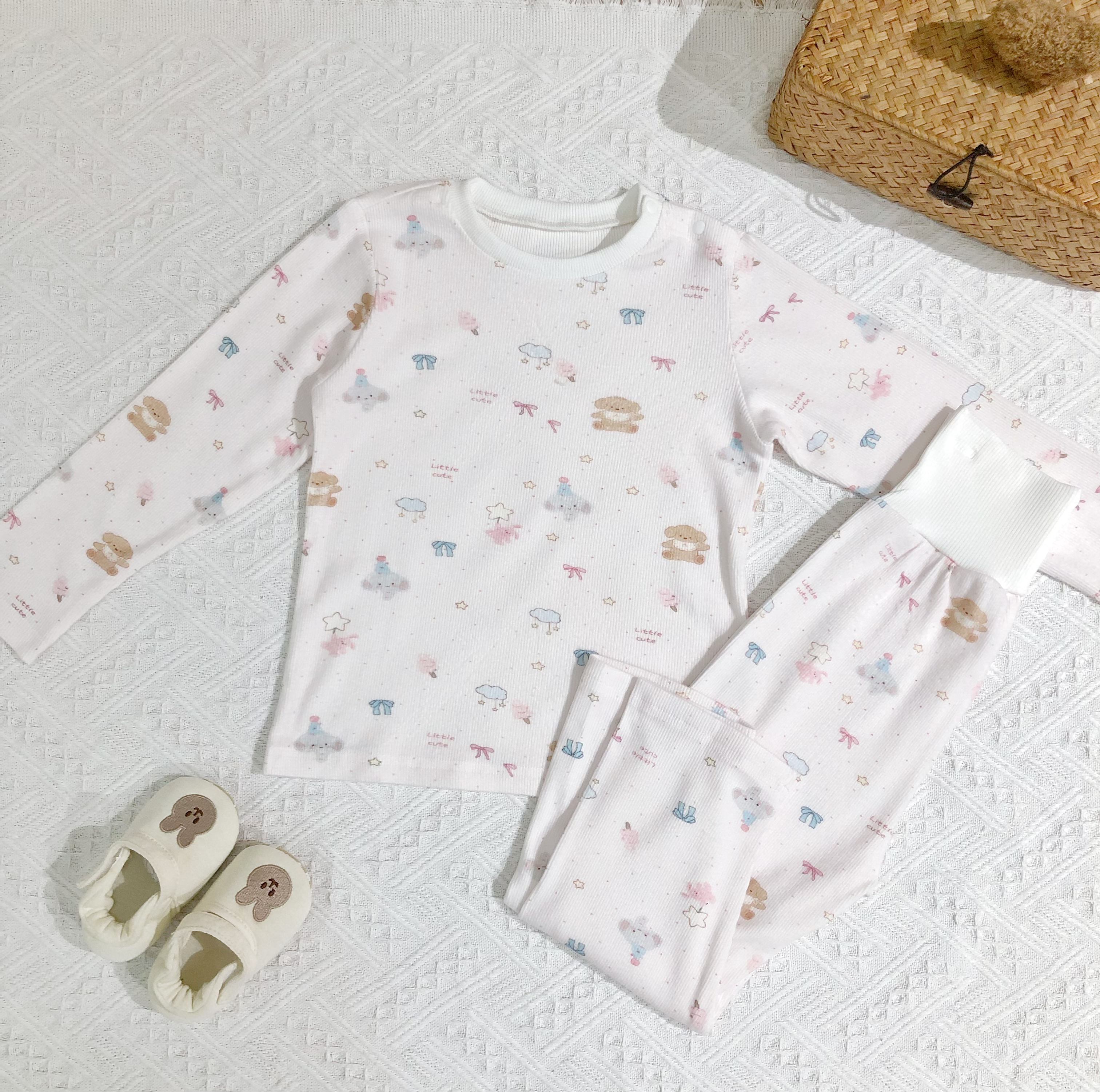 Soft Cotton Baby Pajamas with Cute Prints 