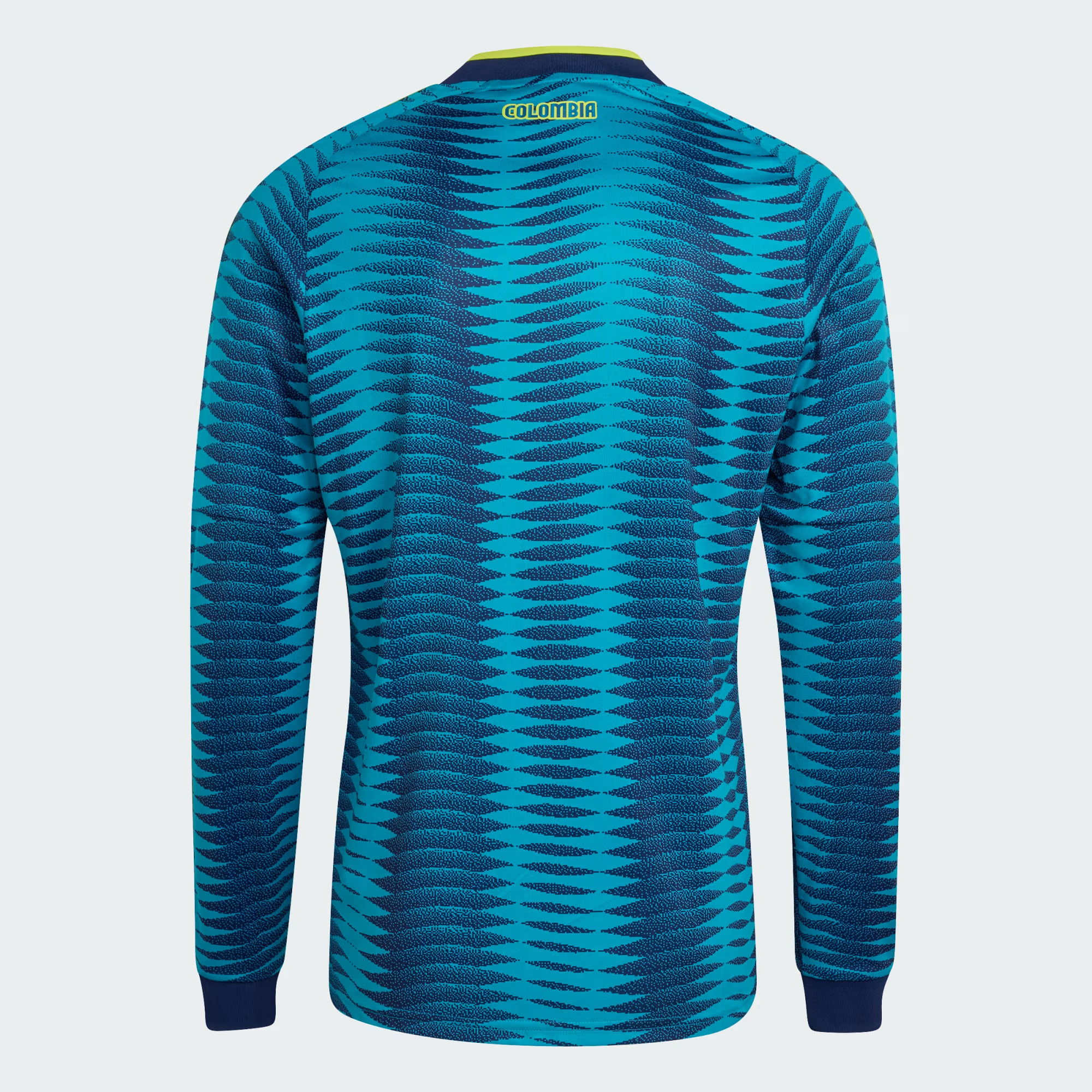 🌊兩大洋色彩交匯 Adidas Colombia 哥倫比亞 2025-26 作客長袖球迷版球衣 (可加印字章) JZ8804