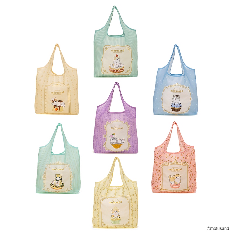 🌸 【預訂】mofusand 12/6新品-折疊環保袋(隨機)<7款>
