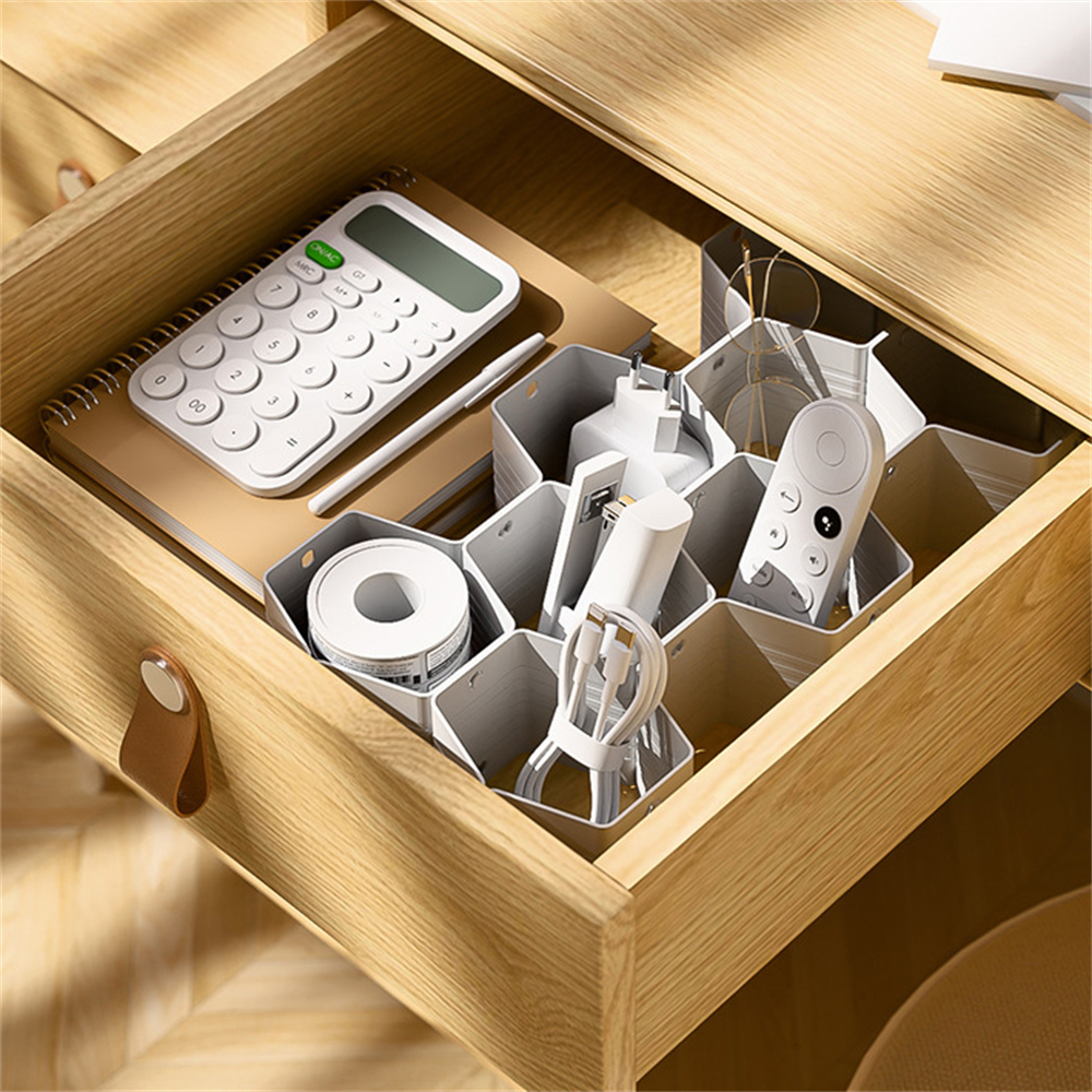 蜂窩抽屜分隔板 襪子收納 內衣褲收納 分隔板 抽屜整理 分隔收納 [平行進口] HK2726