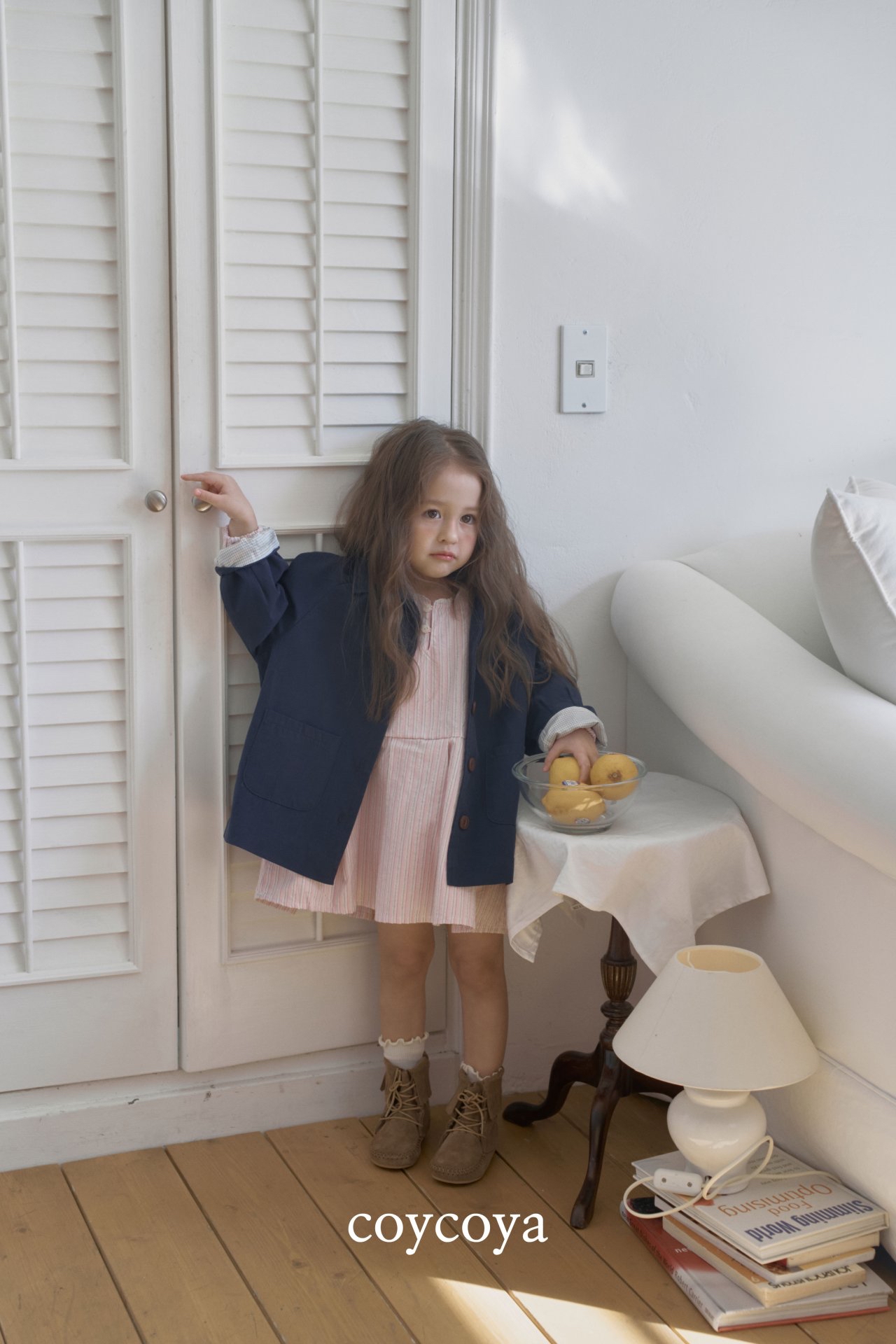 🌸預訂 韓國直送🌸🇰🇷COYCOYA兩色復古格紋內襯開襟外套