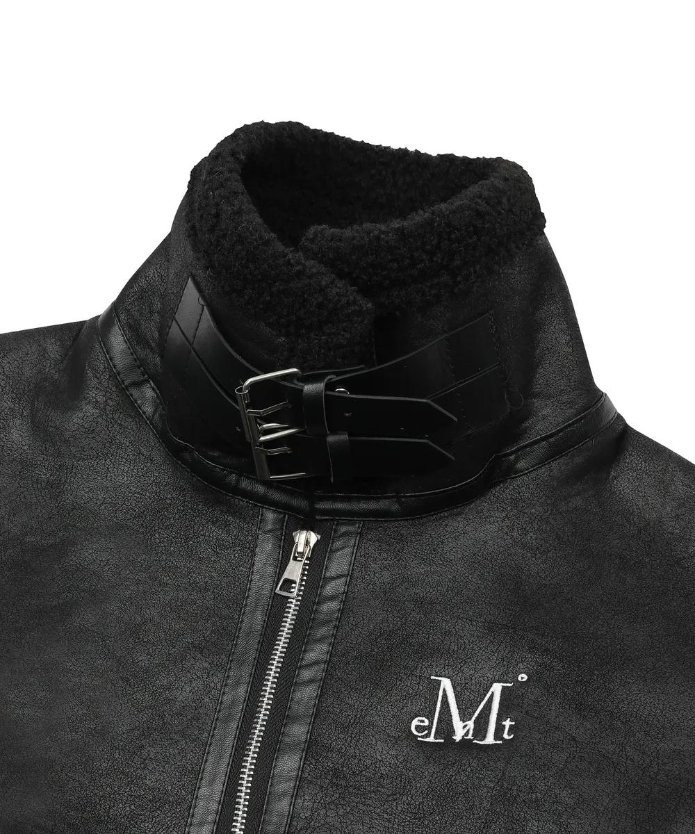 🇰🇷Mucent 人造皮革外套