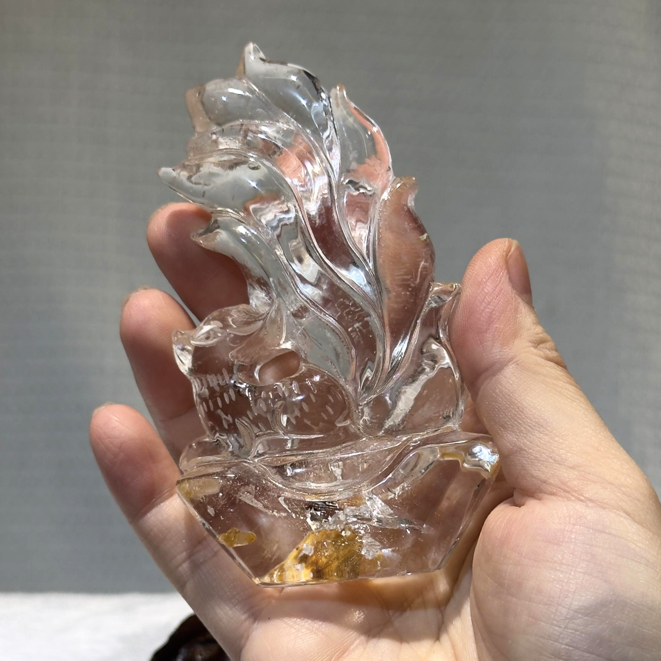 白水晶九尾狐 (連座) #4