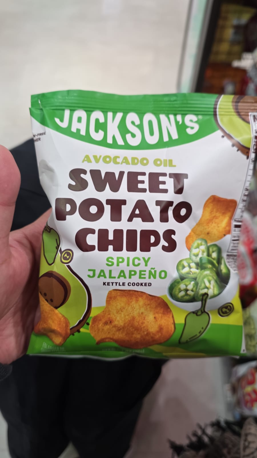 avocado oil sweet potato chips spicy jalapeño
