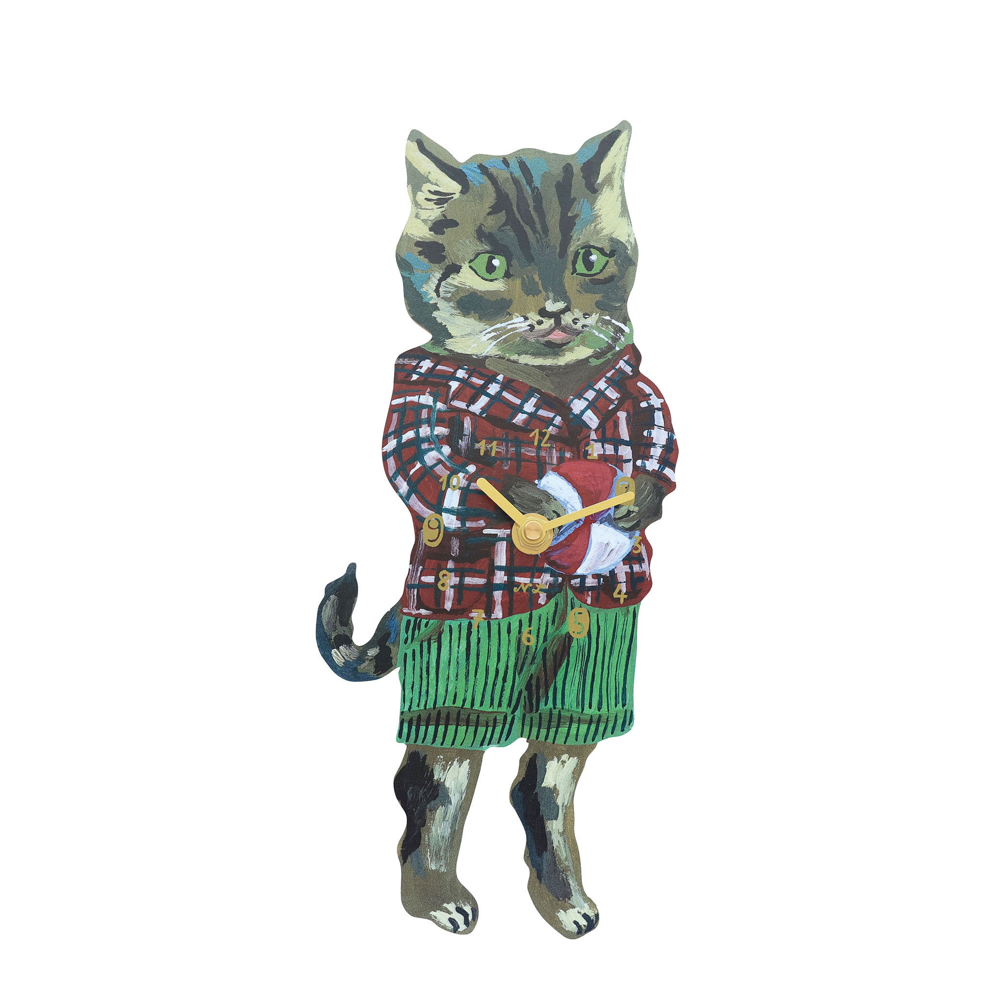 Nathalie Lete-Tabby cat 鐘