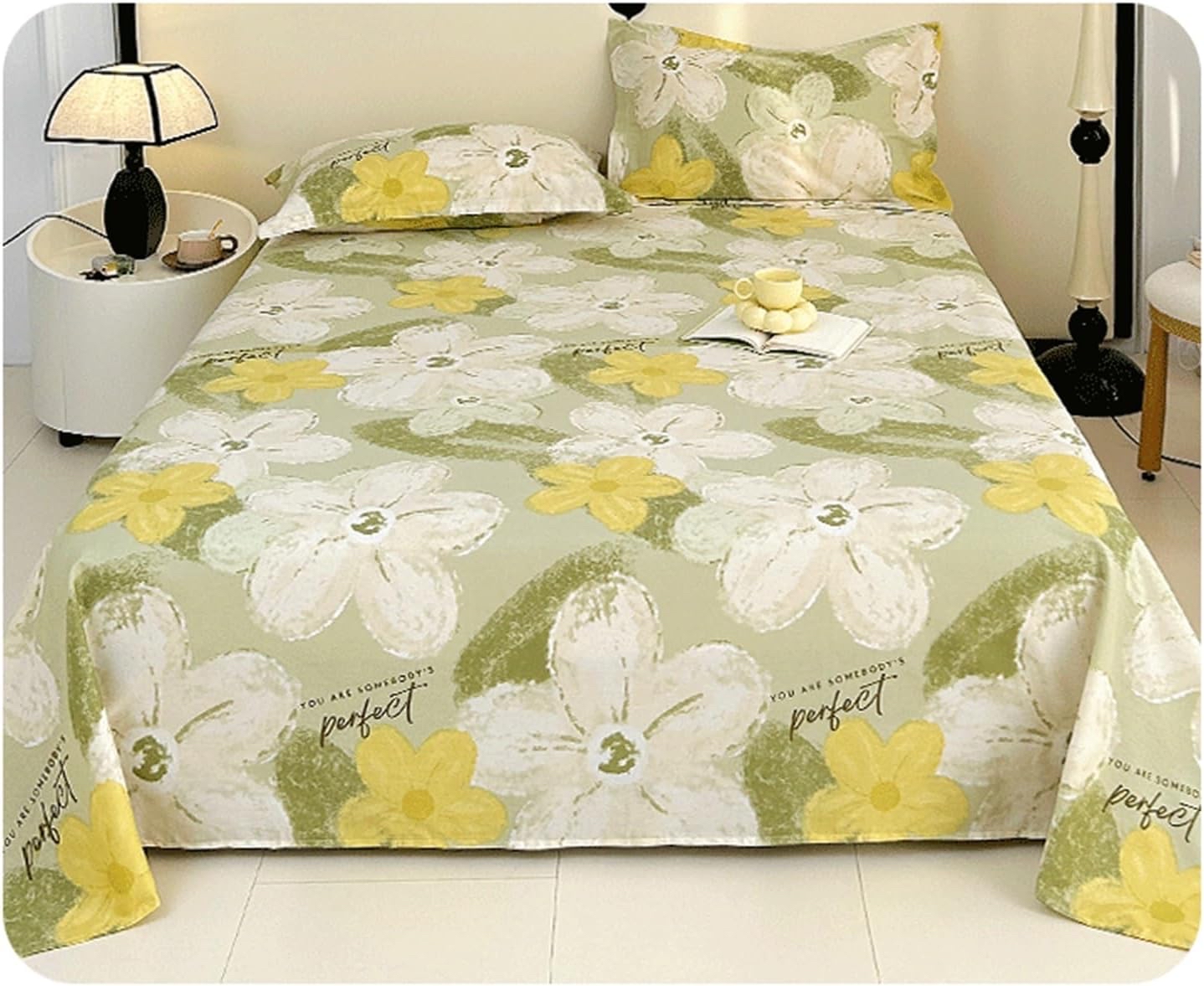 02104 床垫 百分百纯棉床单+枕套 150x230cm