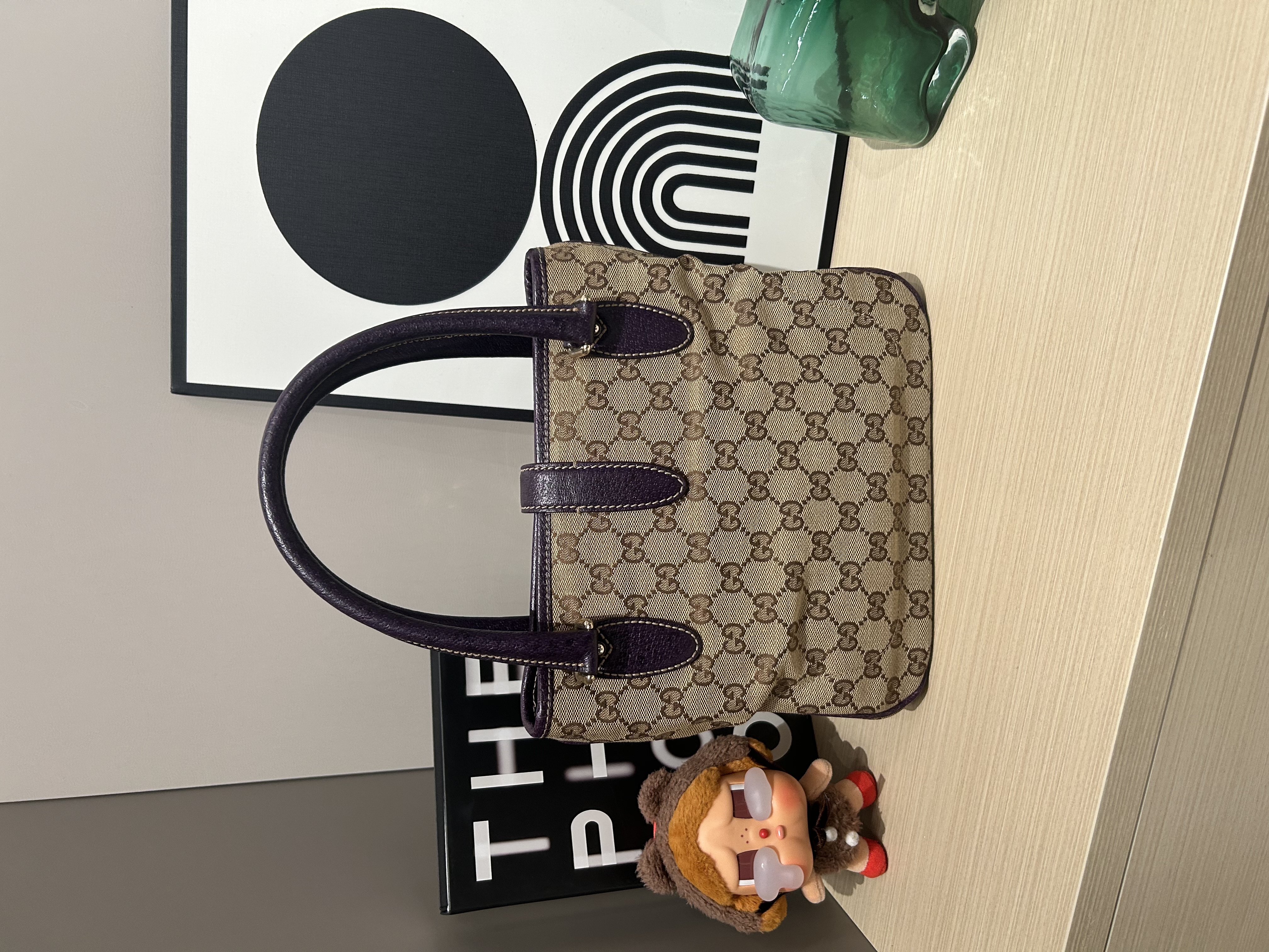 Gucci Jackie Small Handbag Purple 100%Authentic ,95%new✅dust bag 