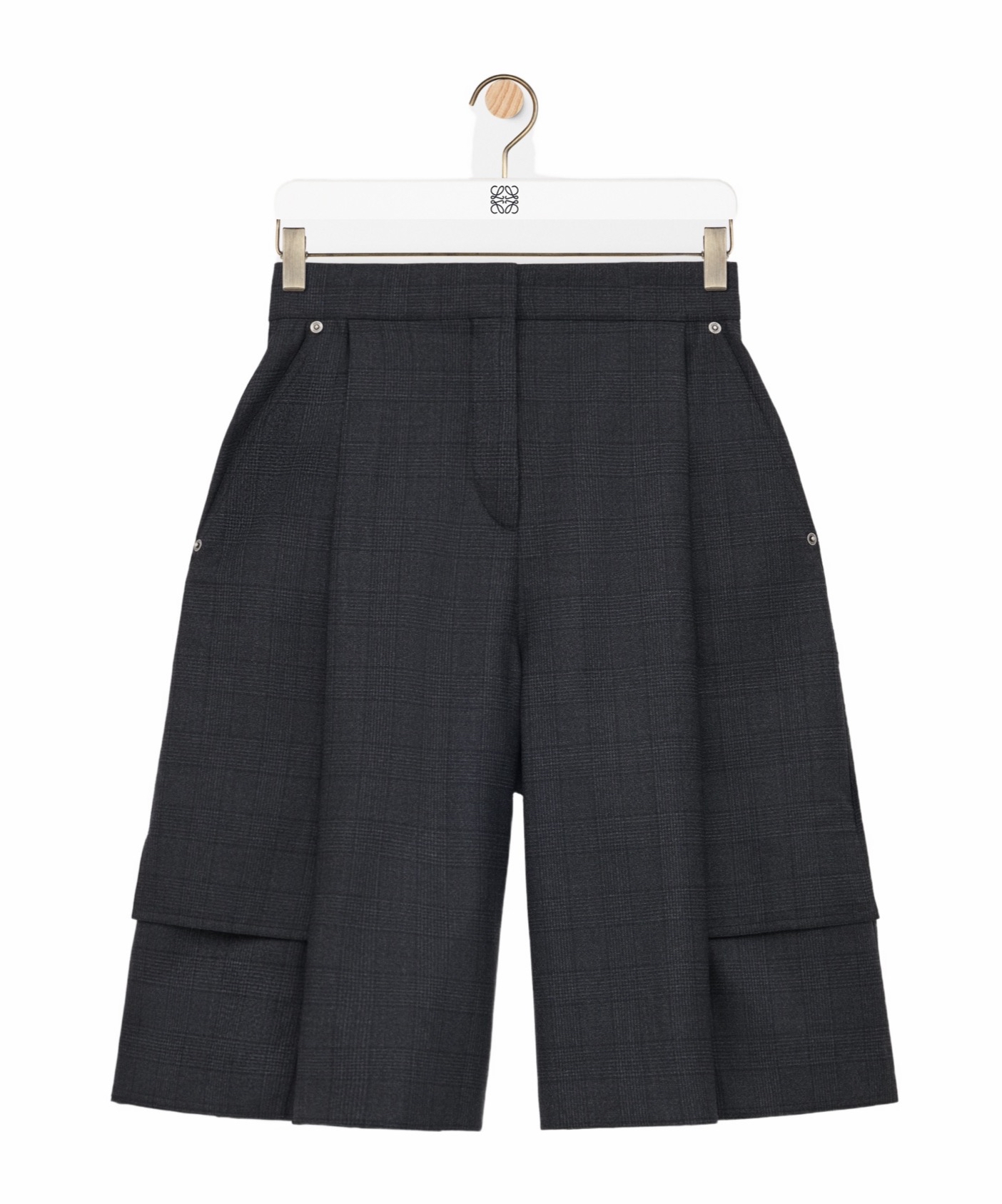 Loewe 女士 羊毛工装短裤36F 40F FR-32 FR-34 FR-36 FR-38 FR-40码 起