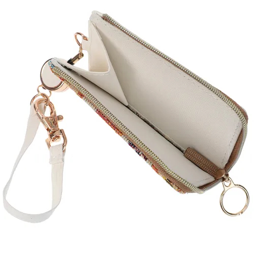 日本🗾品牌可伸縮L形拉鏈式證件套匙扣現貨💞