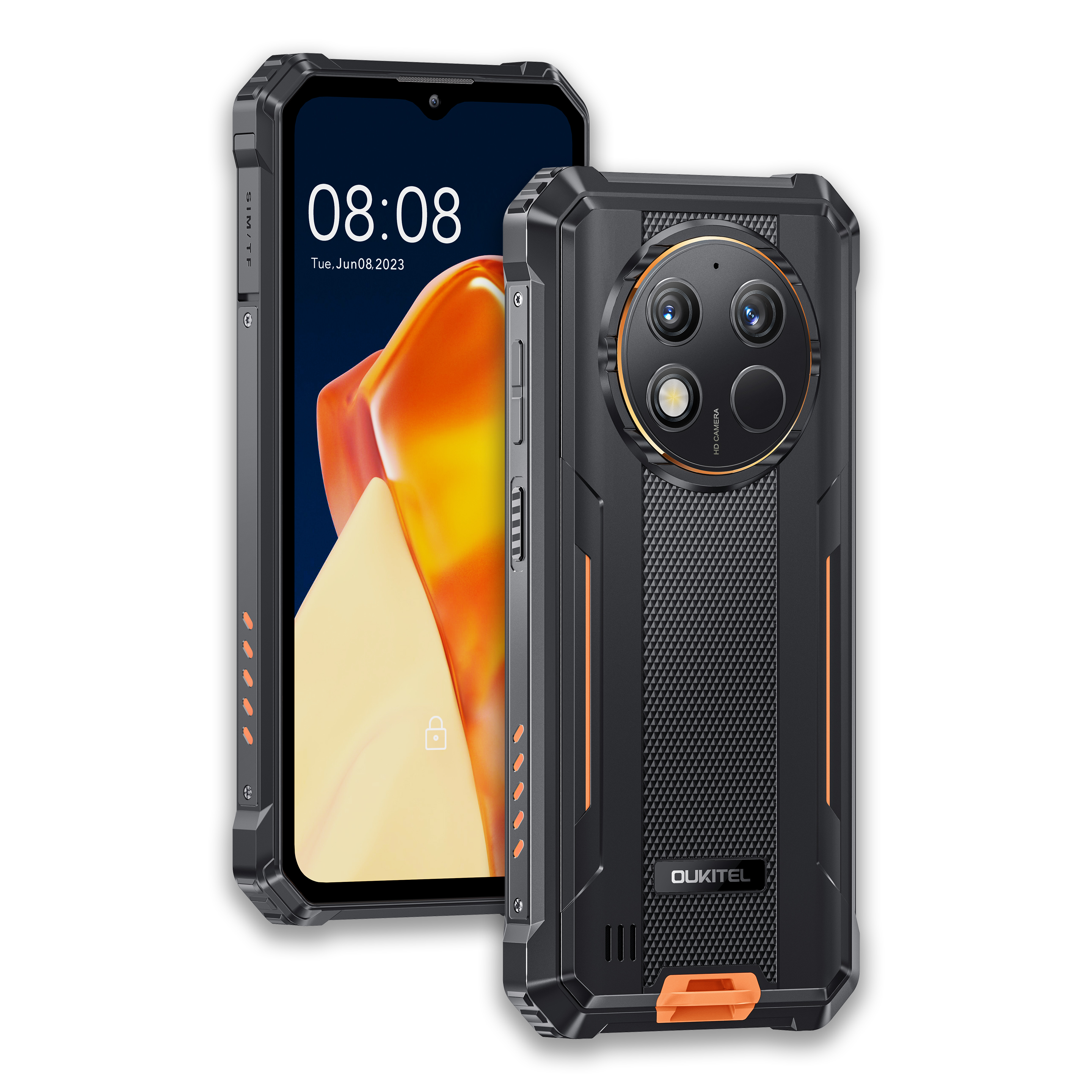 10600mAh Oukitel WP28 Rugged 8GB+256GB Smartphone 6.52 Android 13