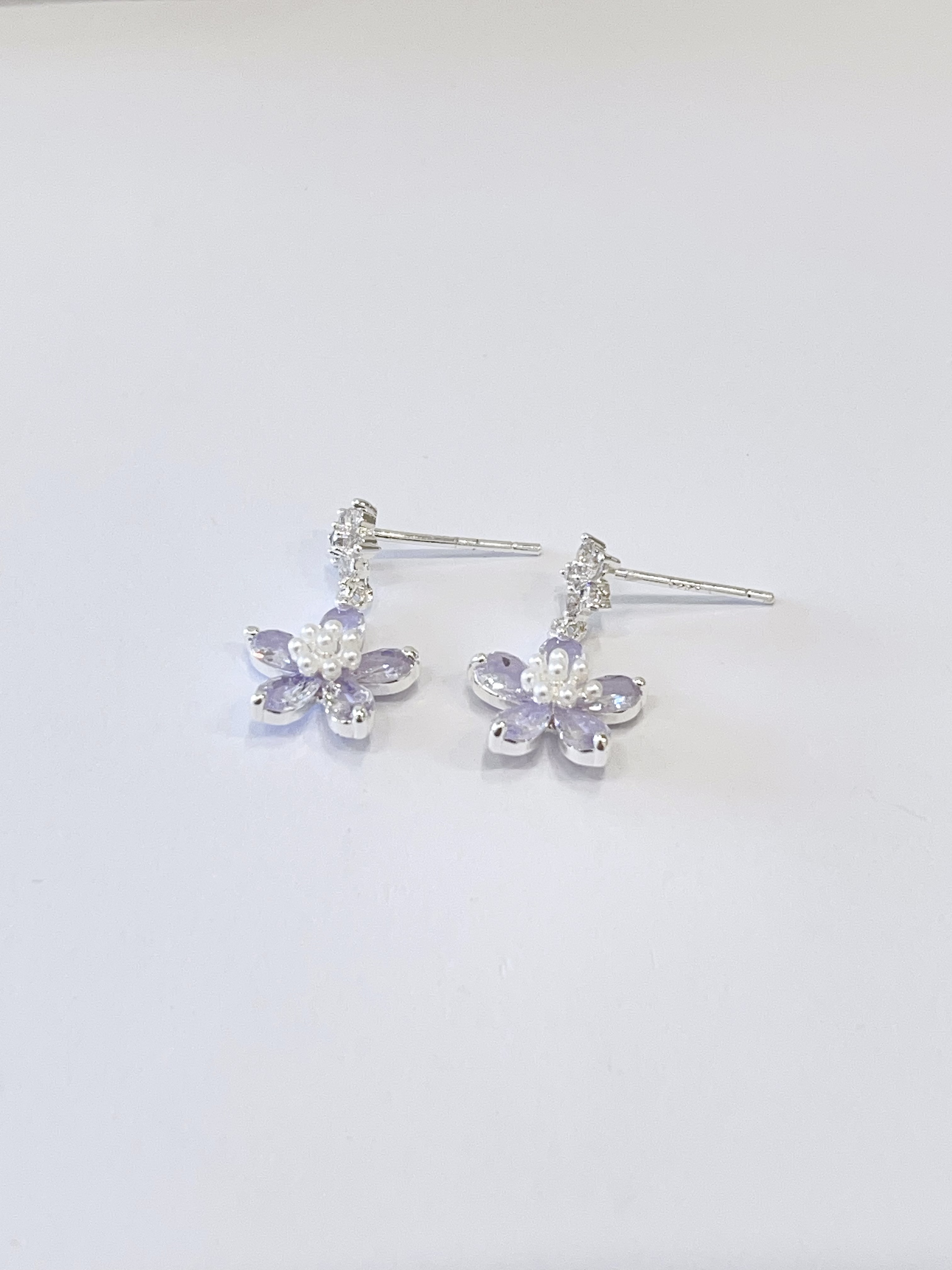 轻奢小花朵百搭耳环