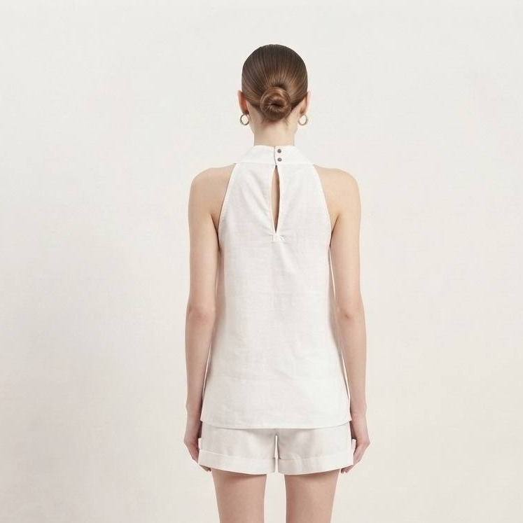 W6313A - Sleeveless Tunic