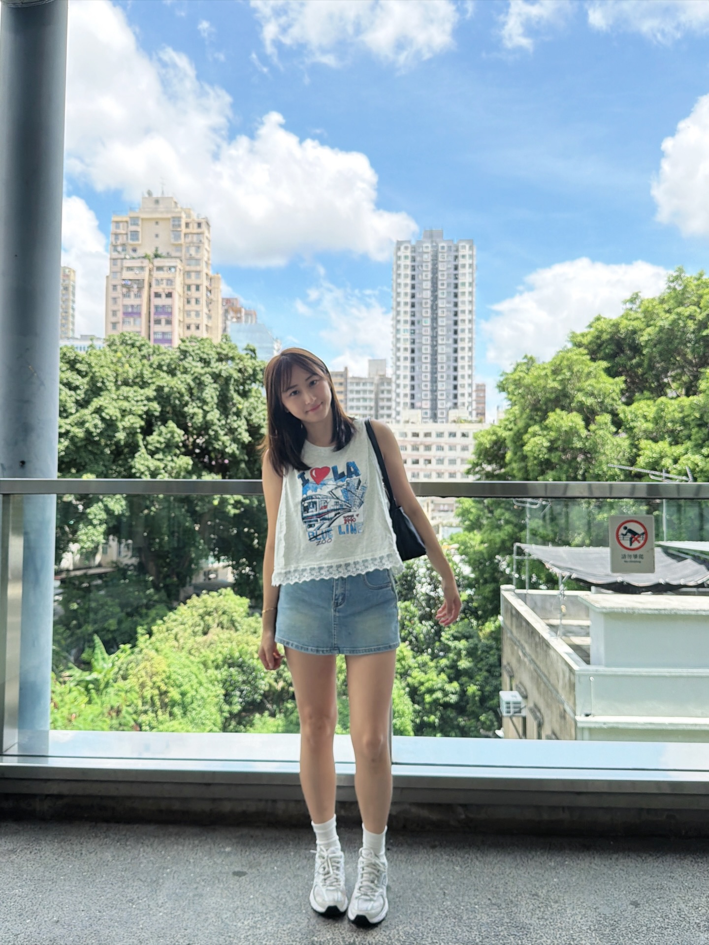 I❤️LA蕾絲邊背心-淺灰