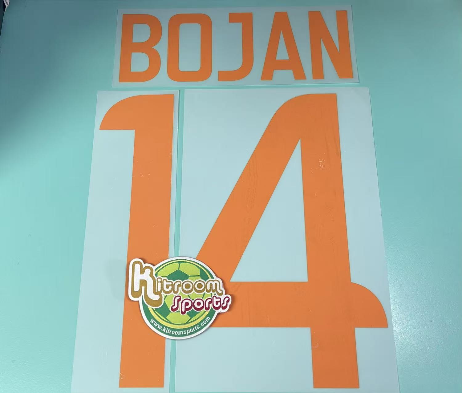 2011-12 Roma 3rd Nameset #14 BOJAN