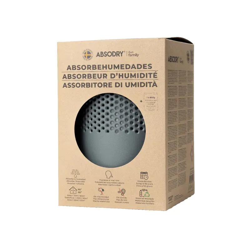 Absodry Duo 家居吸濕劑丨有效去除潮濕丨異味丨無需用電丨人寵無害【3/29截單，預計 :4月中至尾發貨】】