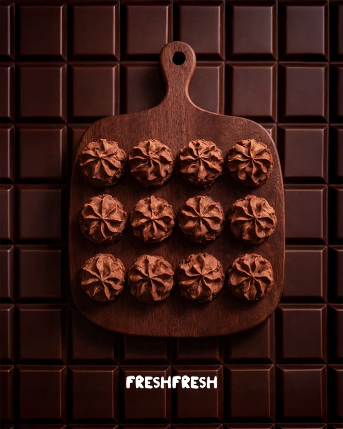 小熊王子手作唧花曲奇（朱古力味）