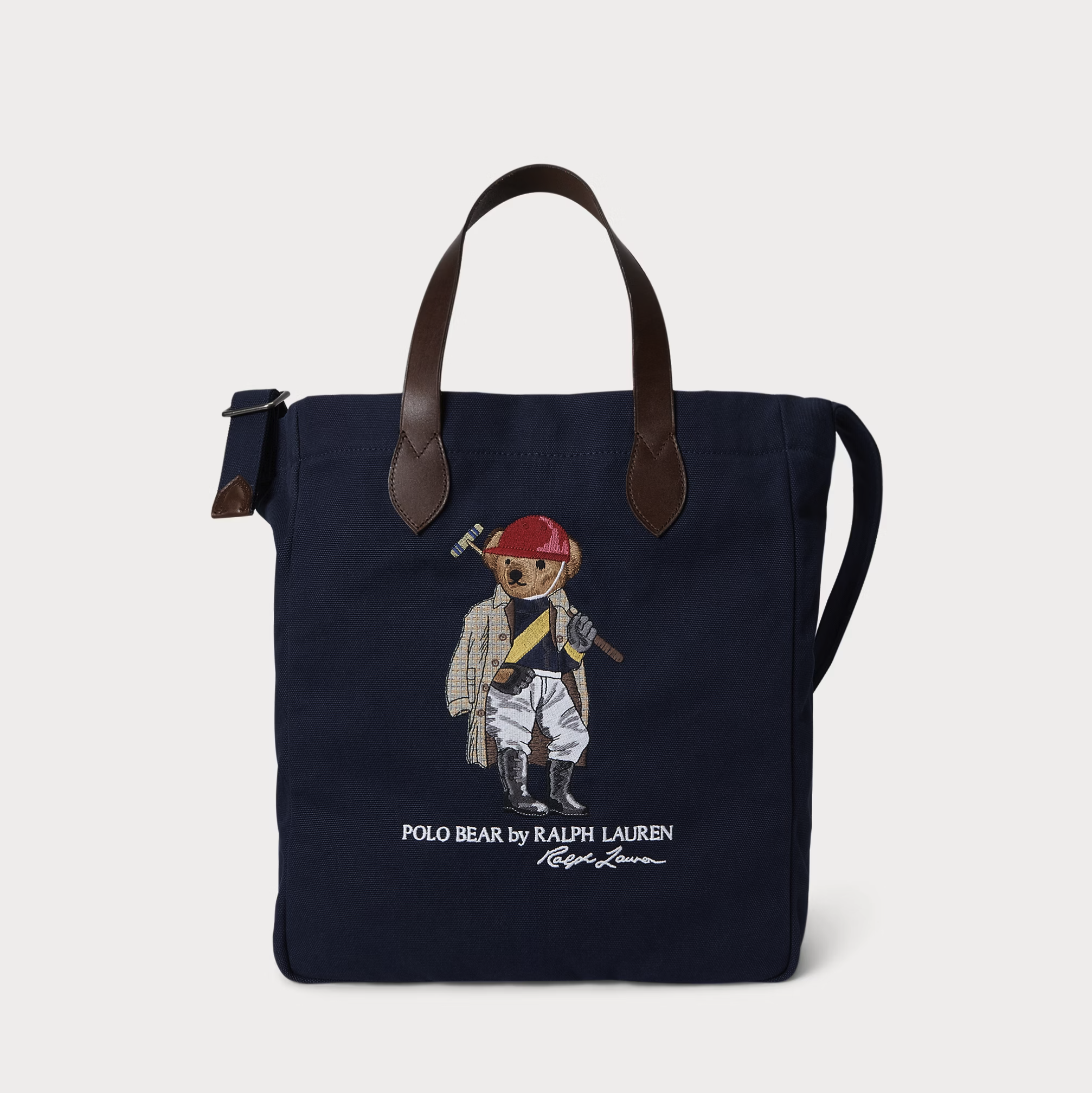 Polo Bear Canvas Shopper Tote