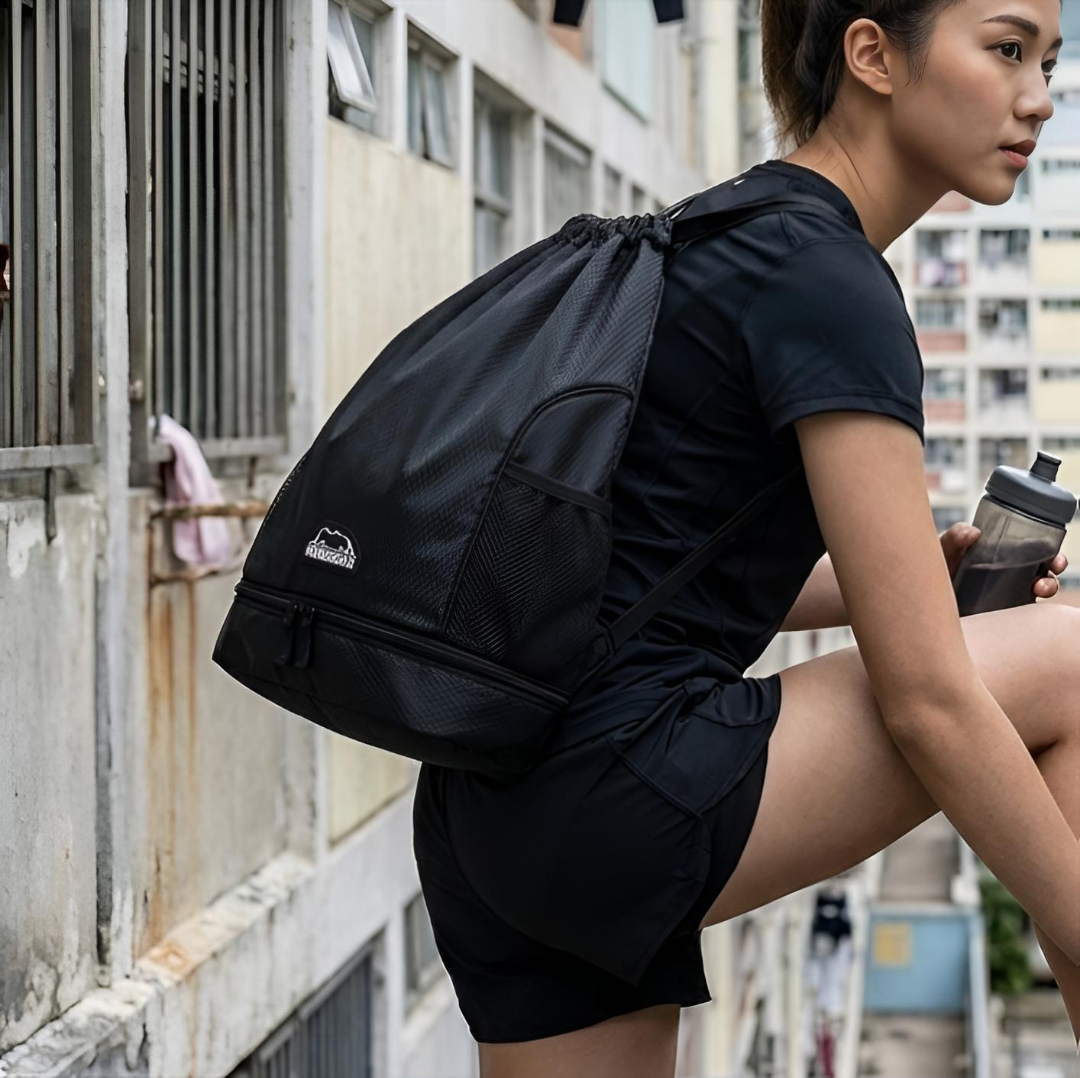 GYM必備 - ROOTROCK極輕量多功能防水健身背囊 (底部獨立鞋倉)