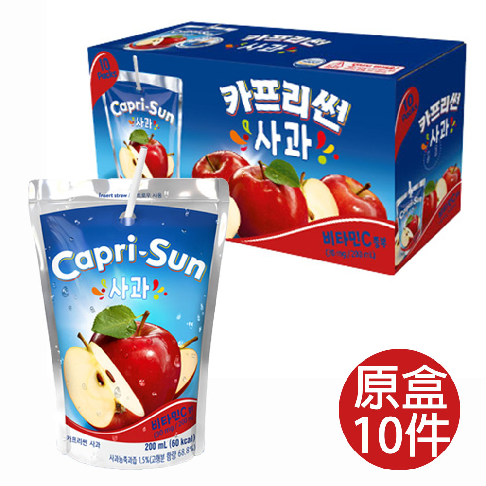 Capri-Sun 韓國 橙芒果 果汁 飲料 200ml (鍚紙袋裝)