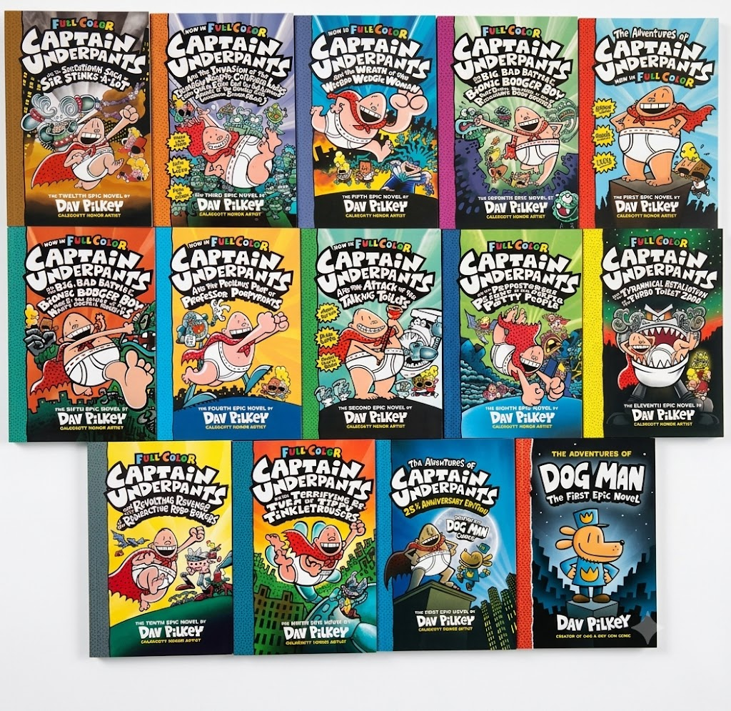 Captain Underpants Color Collection  14 Books   內褲超人彩繪版   B173
