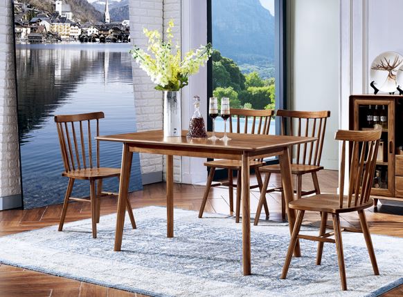 1.3米實木長餐枱