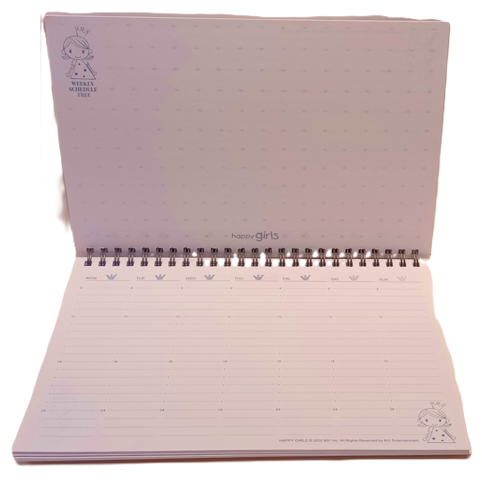 PN WEEKLY/SCHEDULE/FREE NOTE 4D  (H209-3201-04)