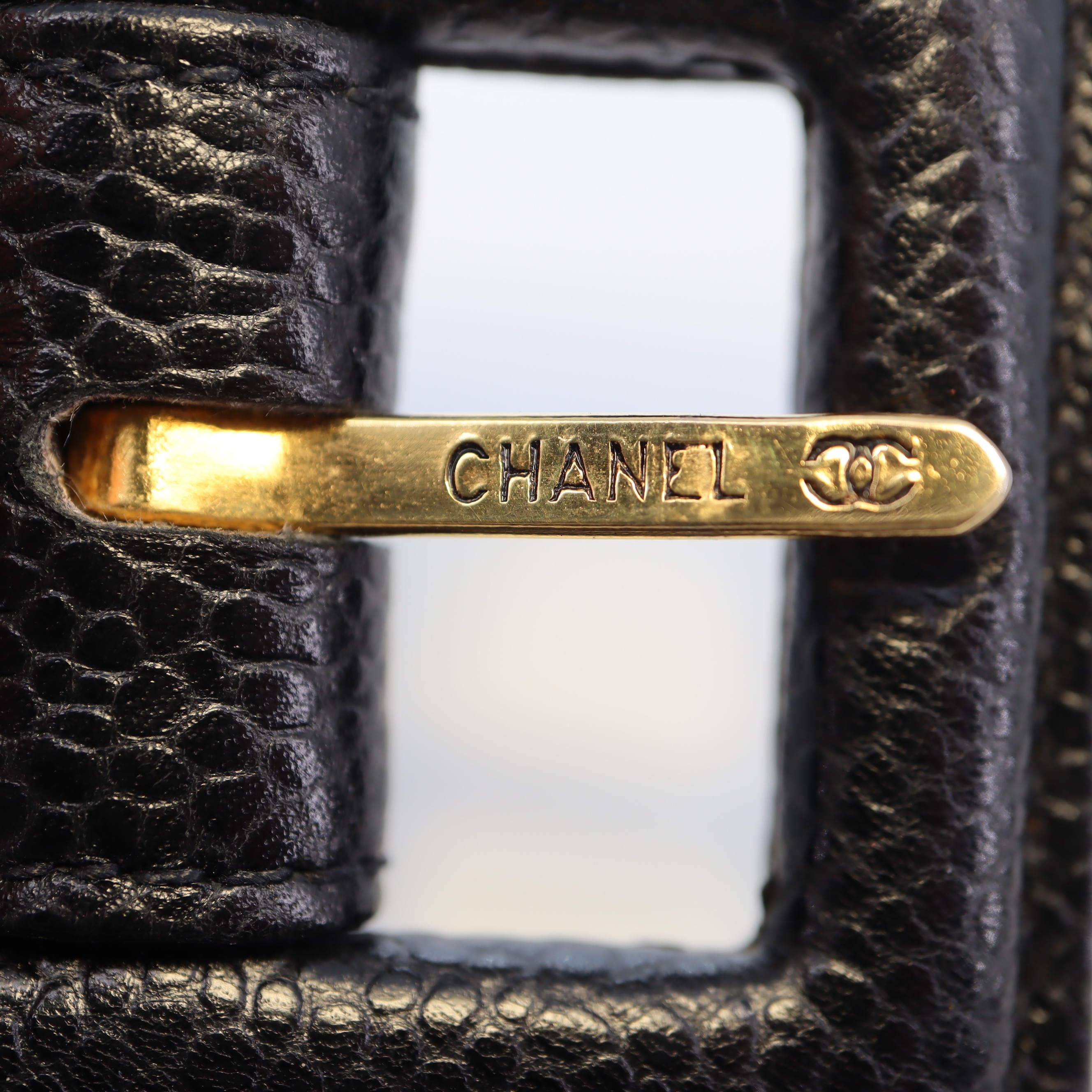 Chanel Coco Mark Matelasse Caviar Waist Bag