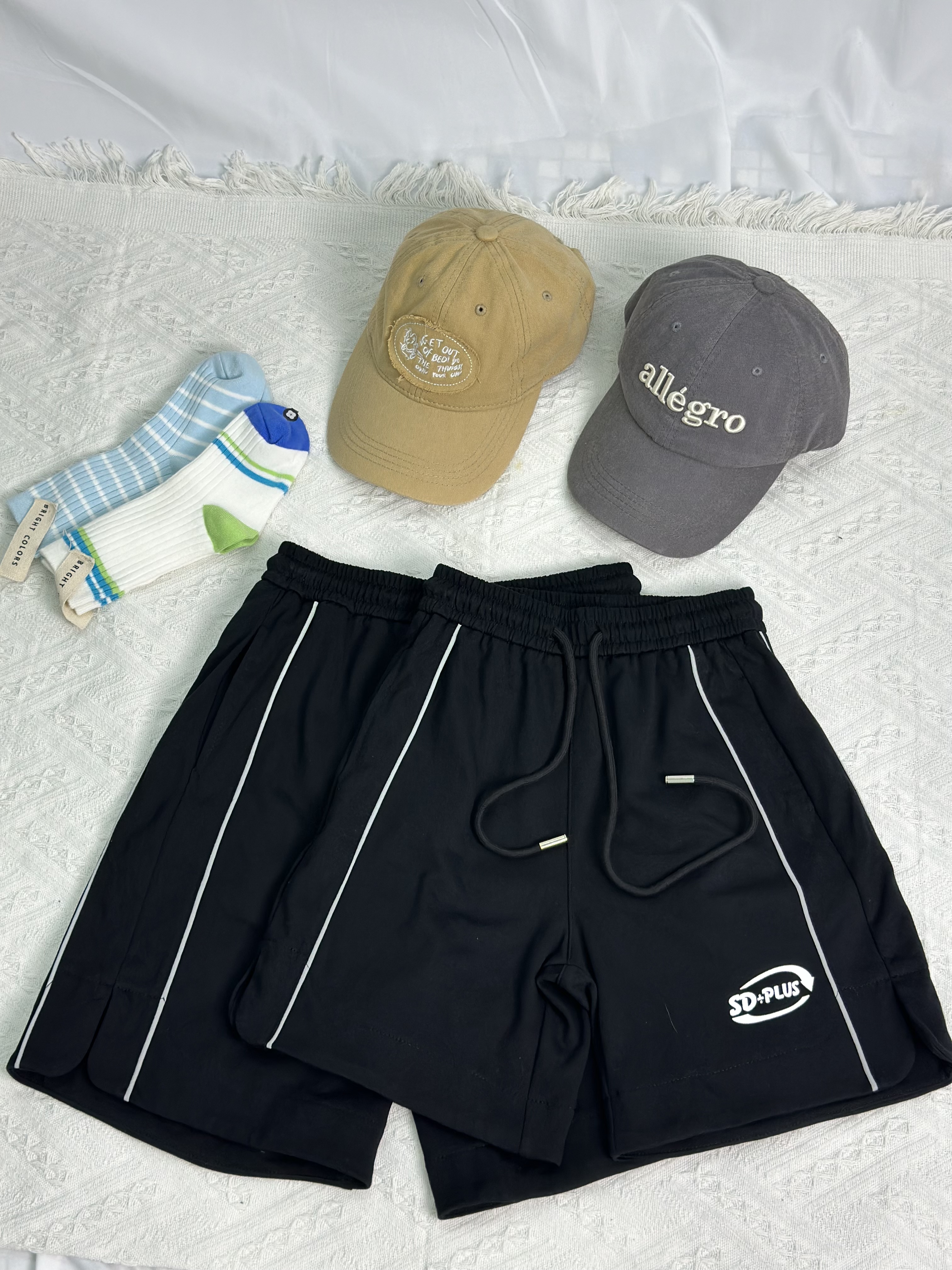 SGD+ Classic Cotton Black Pants (Cooling Material) 