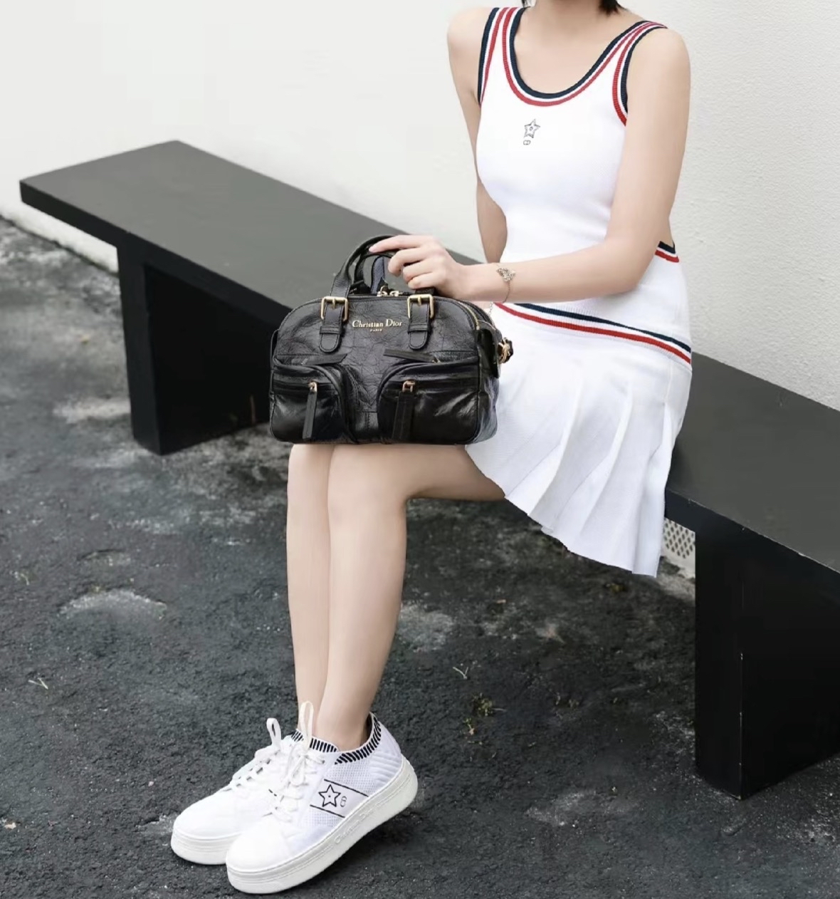 斷碼優惠✨訂貨📮Dior star 厚底sneaker   Size 39 only