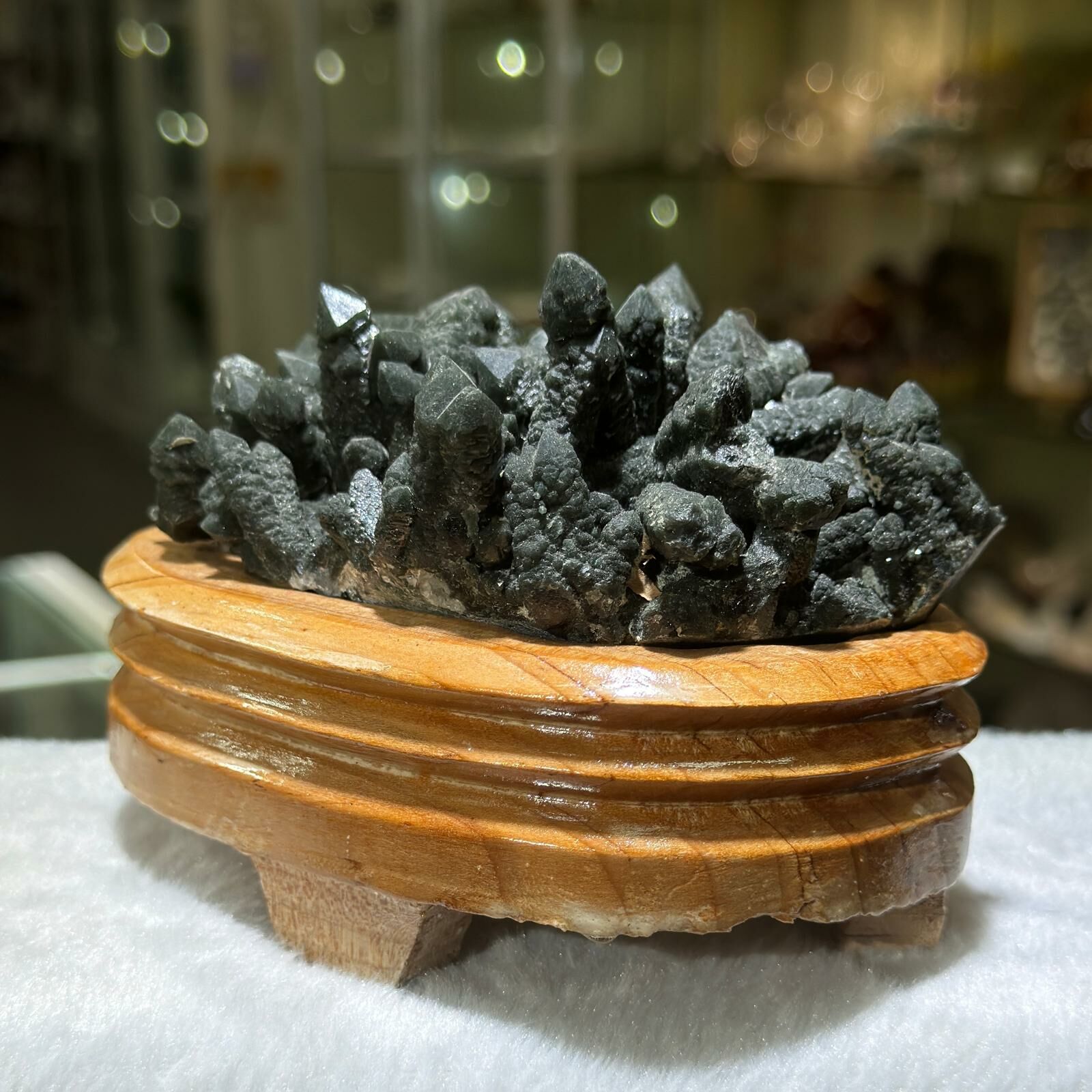 綠幽靈水晶簇 - 3