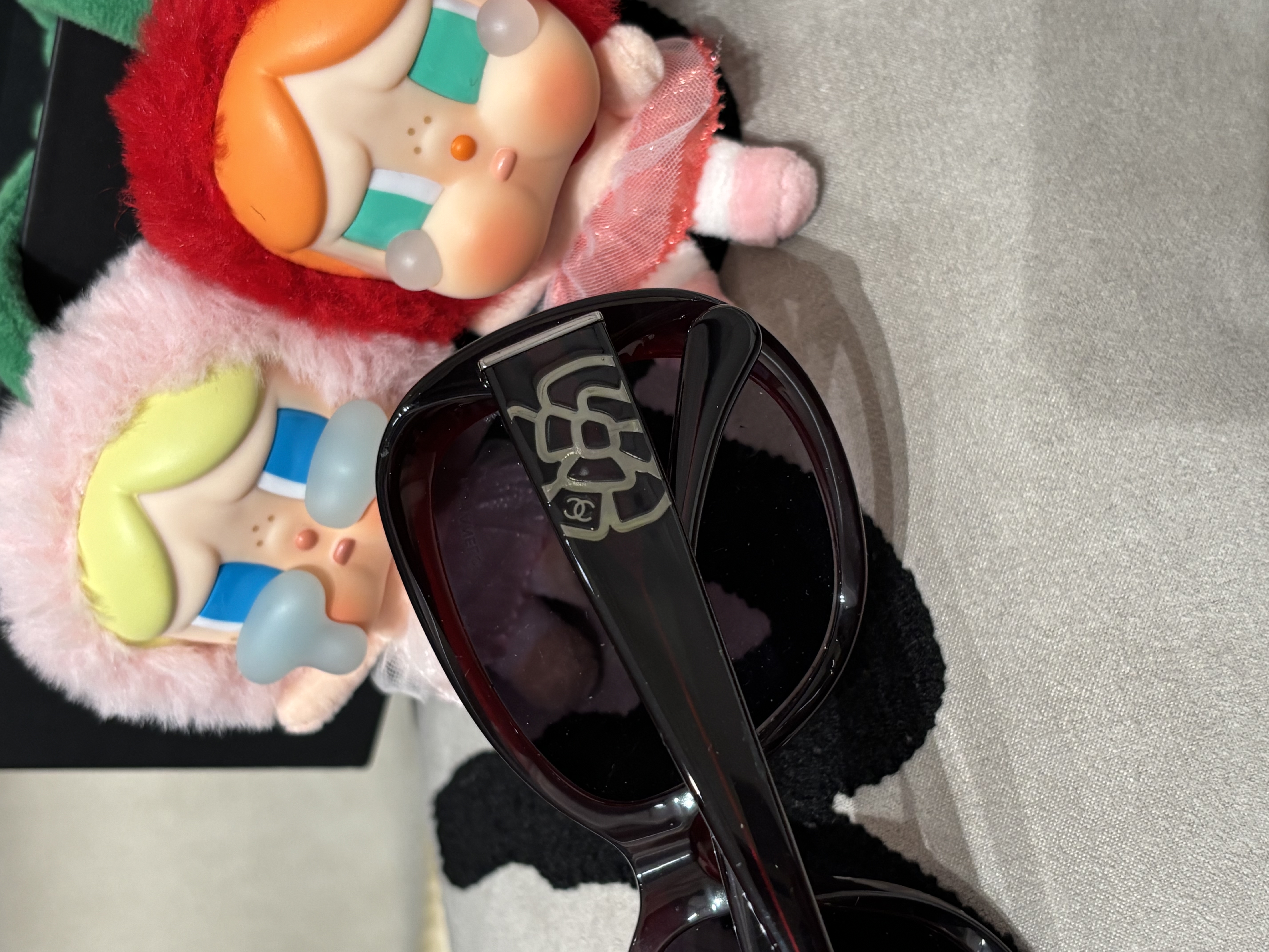 Chanel 山茶花 Sunglasses wine 5248 100%Authentic, 98%New 