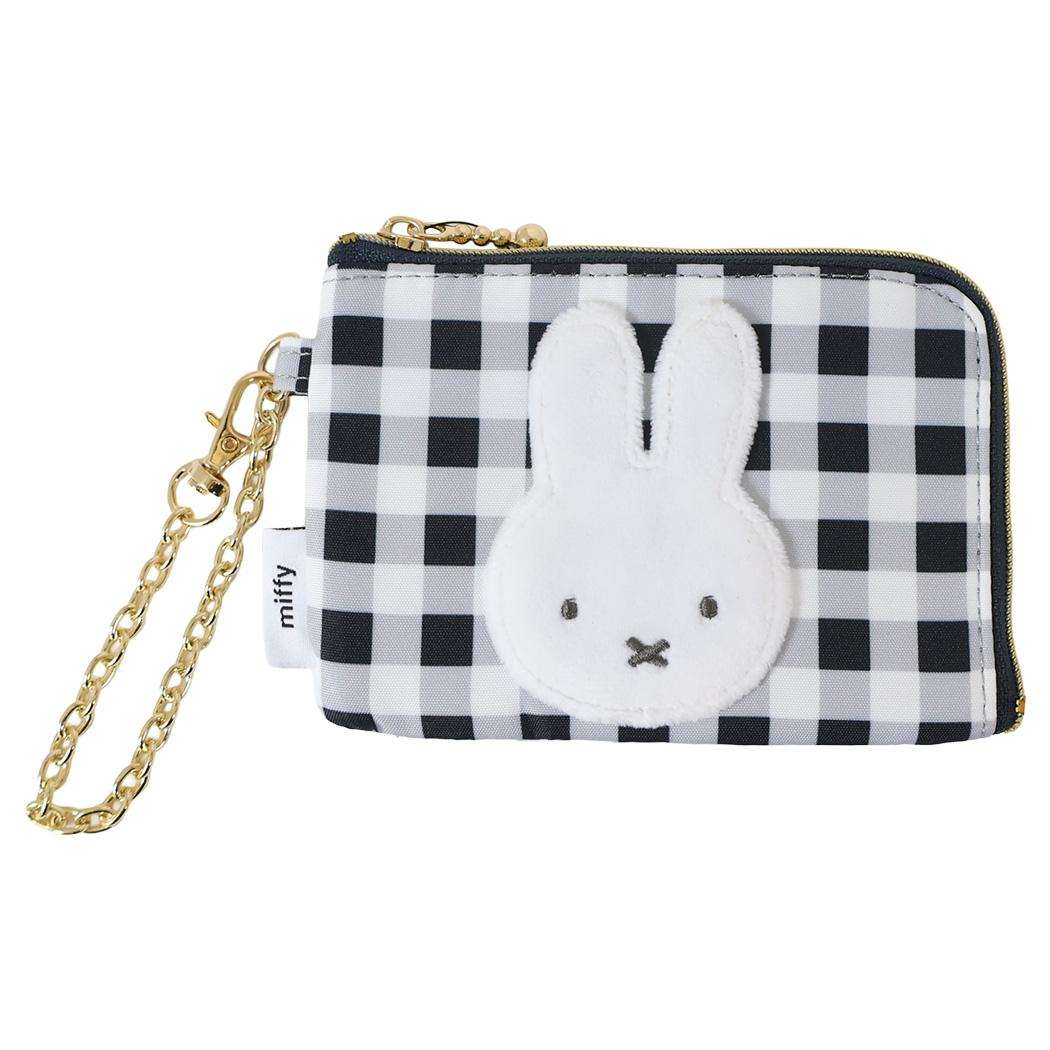 現貨｜Miffy BRUNA CHECK 日版 卡套 / 散紙包 / 小袋 (MIFF-279D Black)