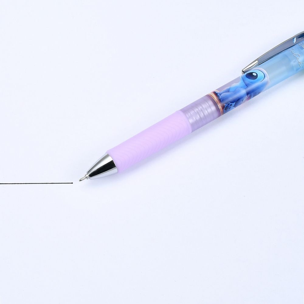 現貨｜【日本 Disney Store 限定】Stitch 史迪仔 日本製 Pentel EnerGel 0.5mm 黑色 啫喱筆 209053