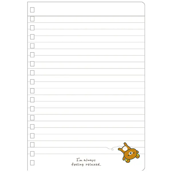 鬆弛熊 NOTEBOOK｜預訂