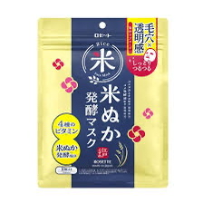 Rosette- 改善毛孔和光澤3分鐘打造光滑肌膚米糠發酵面膜