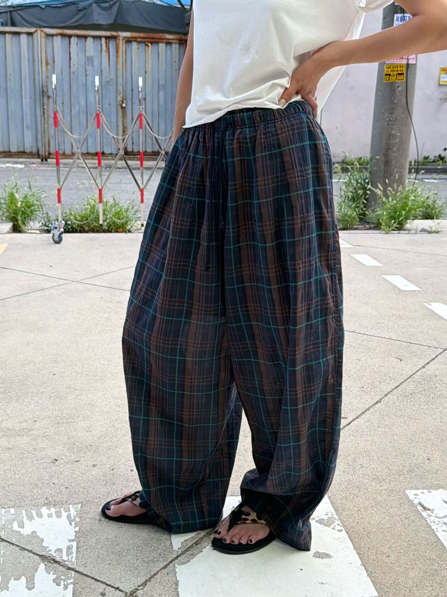 🇰🇷東大門女裝 | Check pants