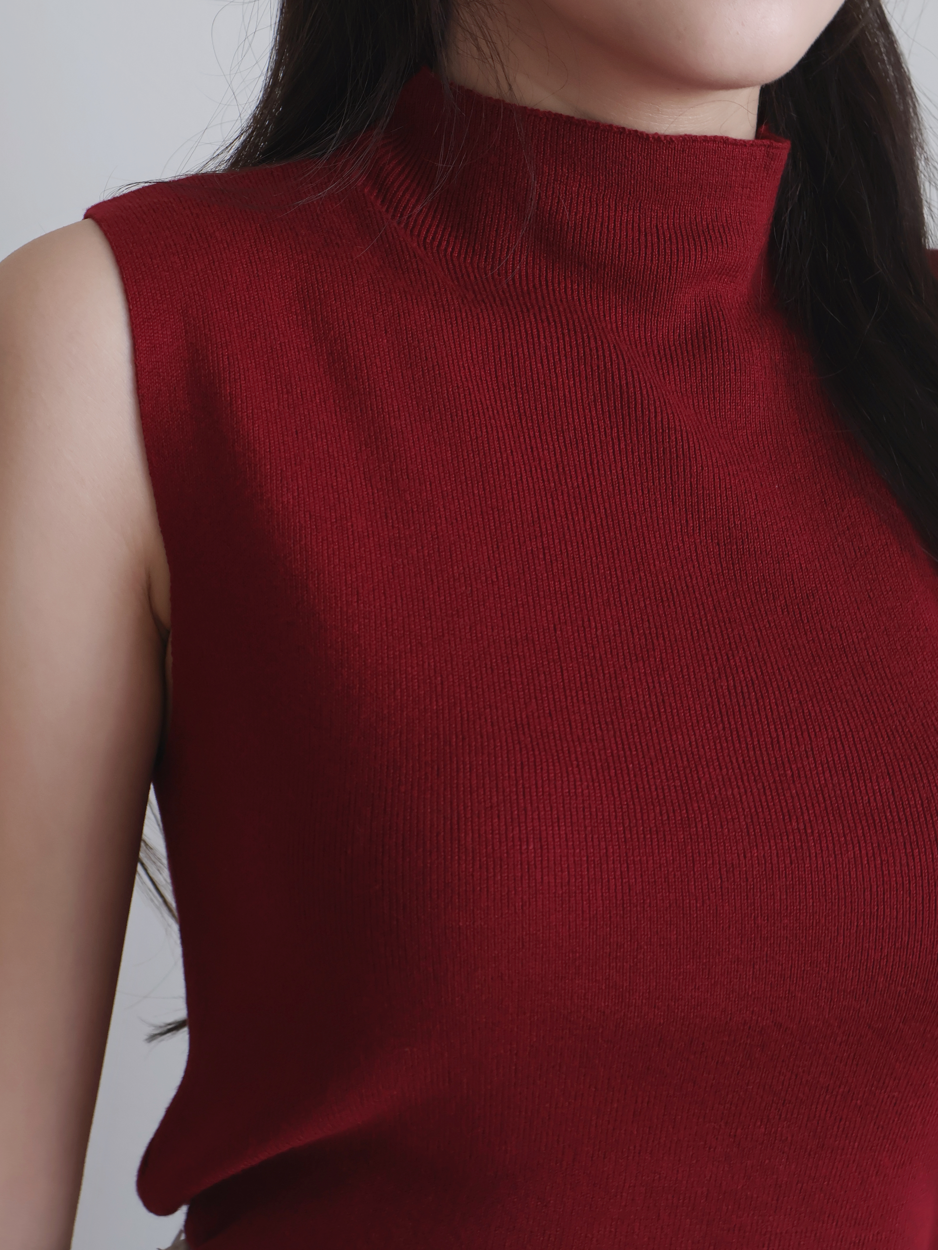 Asher Knitted Top | Red