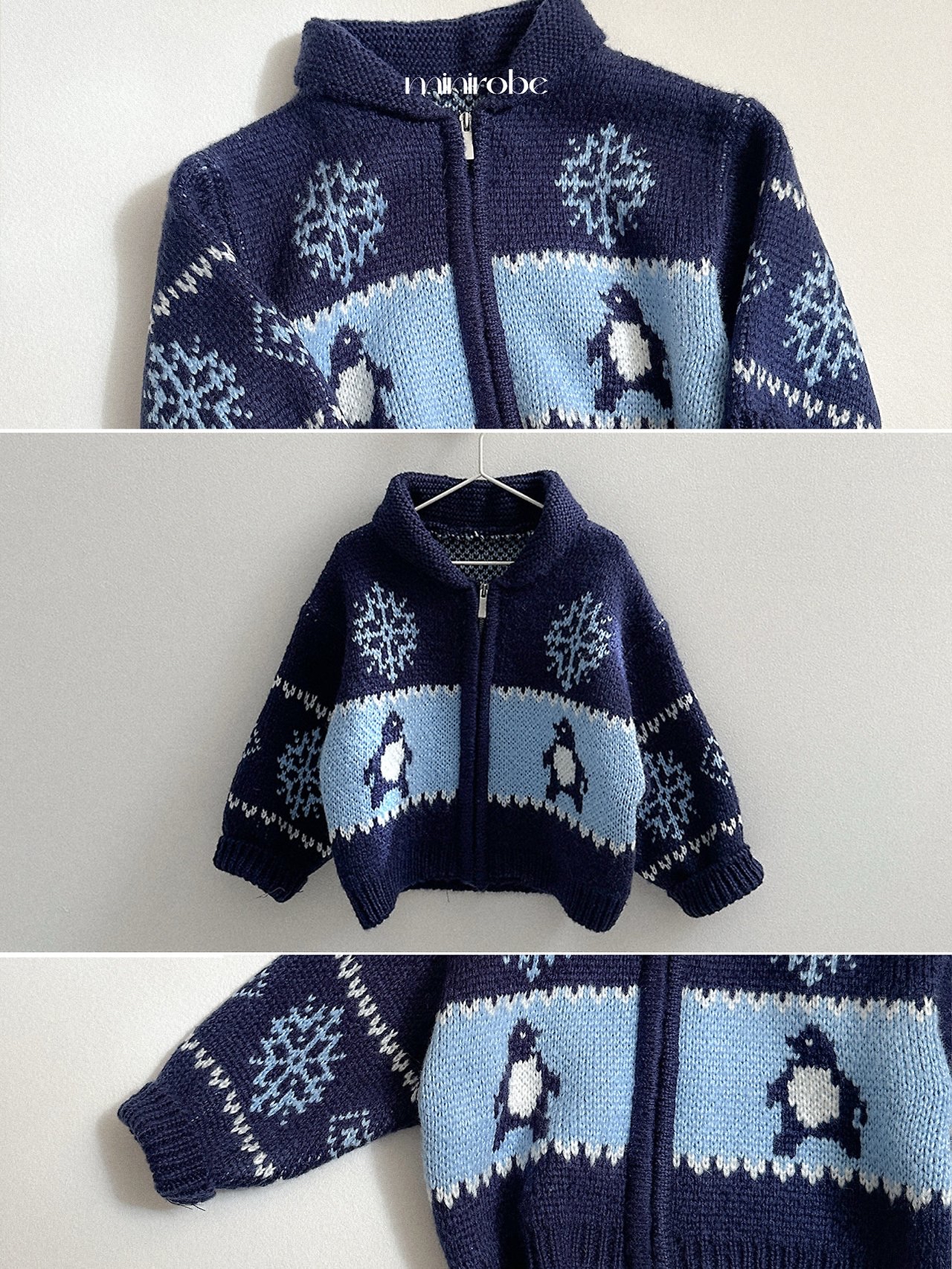 Mnirobe | Penguin Knit Cardigan
