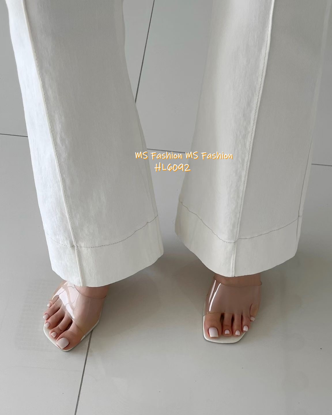 HL6092 韓國🌼Howluk立體摺線喇叭褲