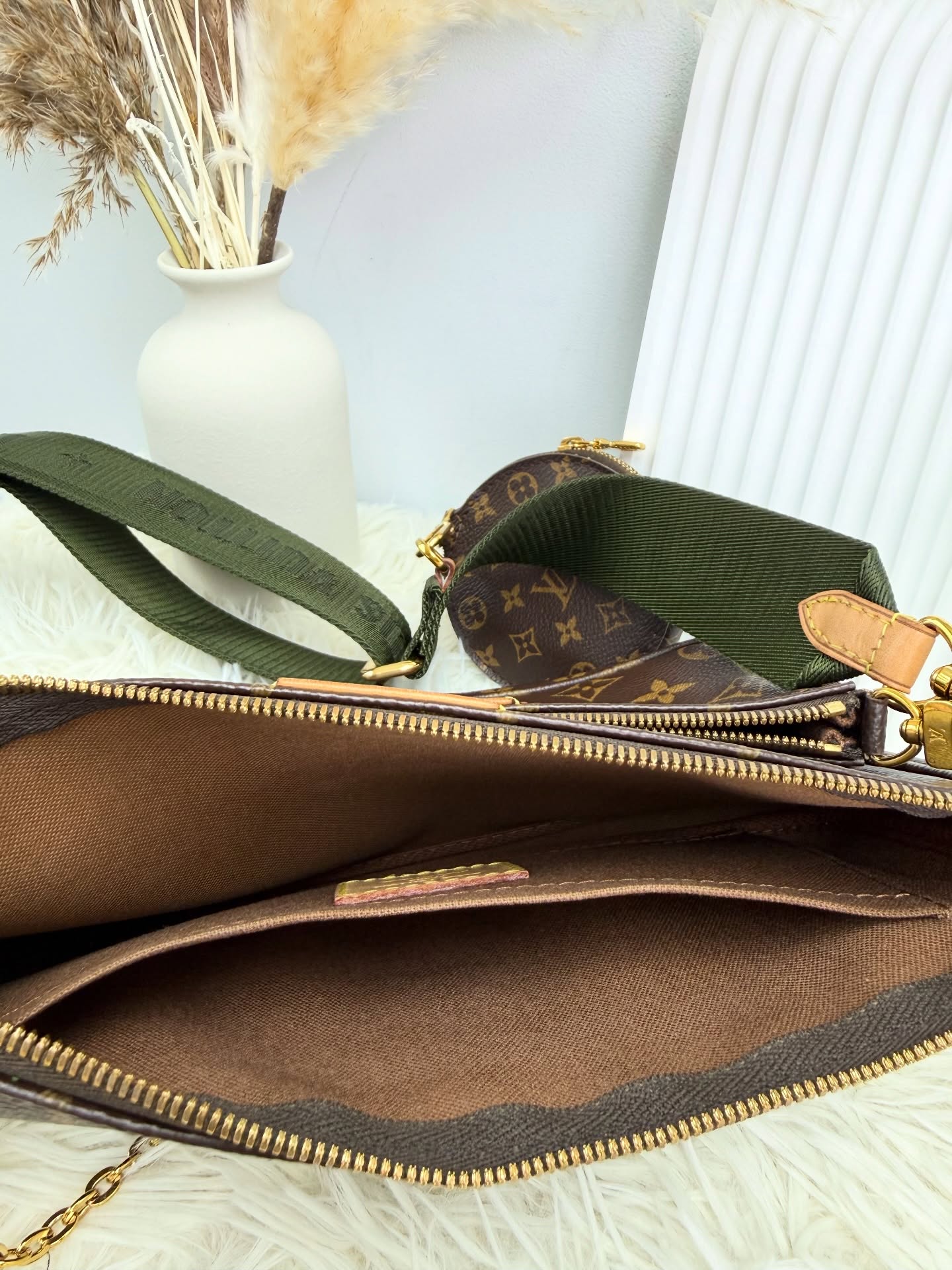 LV🤍PRE OWNED 5 in 1 Multi Pochette 晶片款 斜肩包🤎