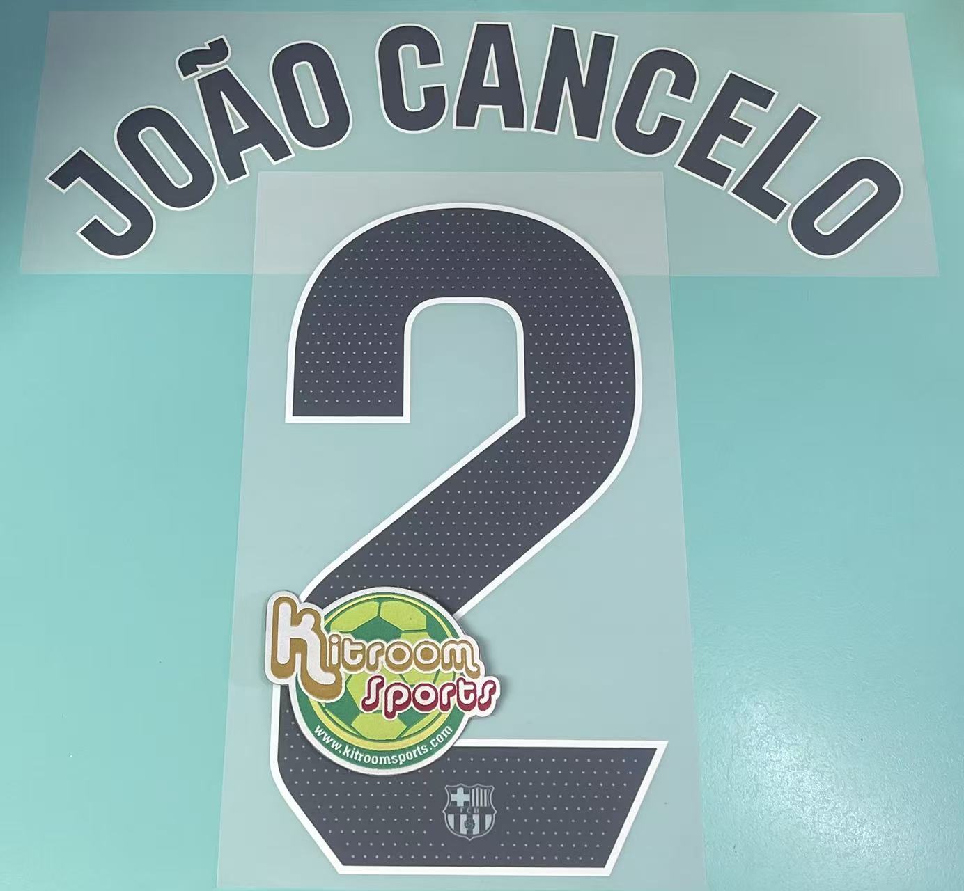 2023-24 Barcelona 3rd Nameset #2 JOAO CANCELO