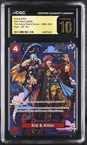 CGC Pristine 10 Kid & Killer OP14 EB01-003 (ENG)