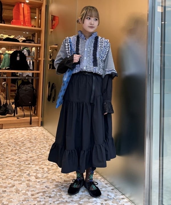 日本製TORI-TO x BEAMS BOY 拼款恤衫