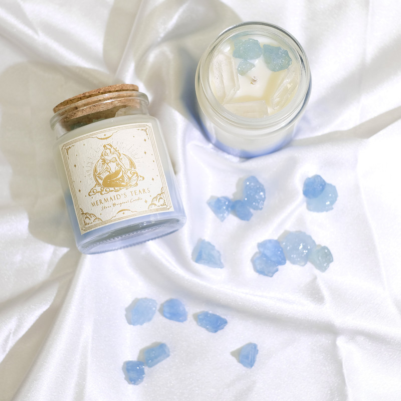 “Mermaid’s tears” 水晶蠟燭