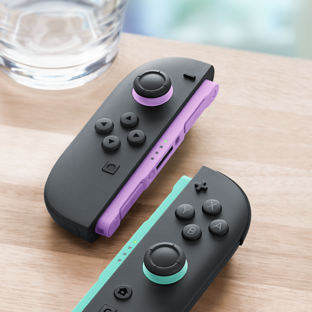 Joy-Con 2 (L) 淺紫色／(R) 淺綠色