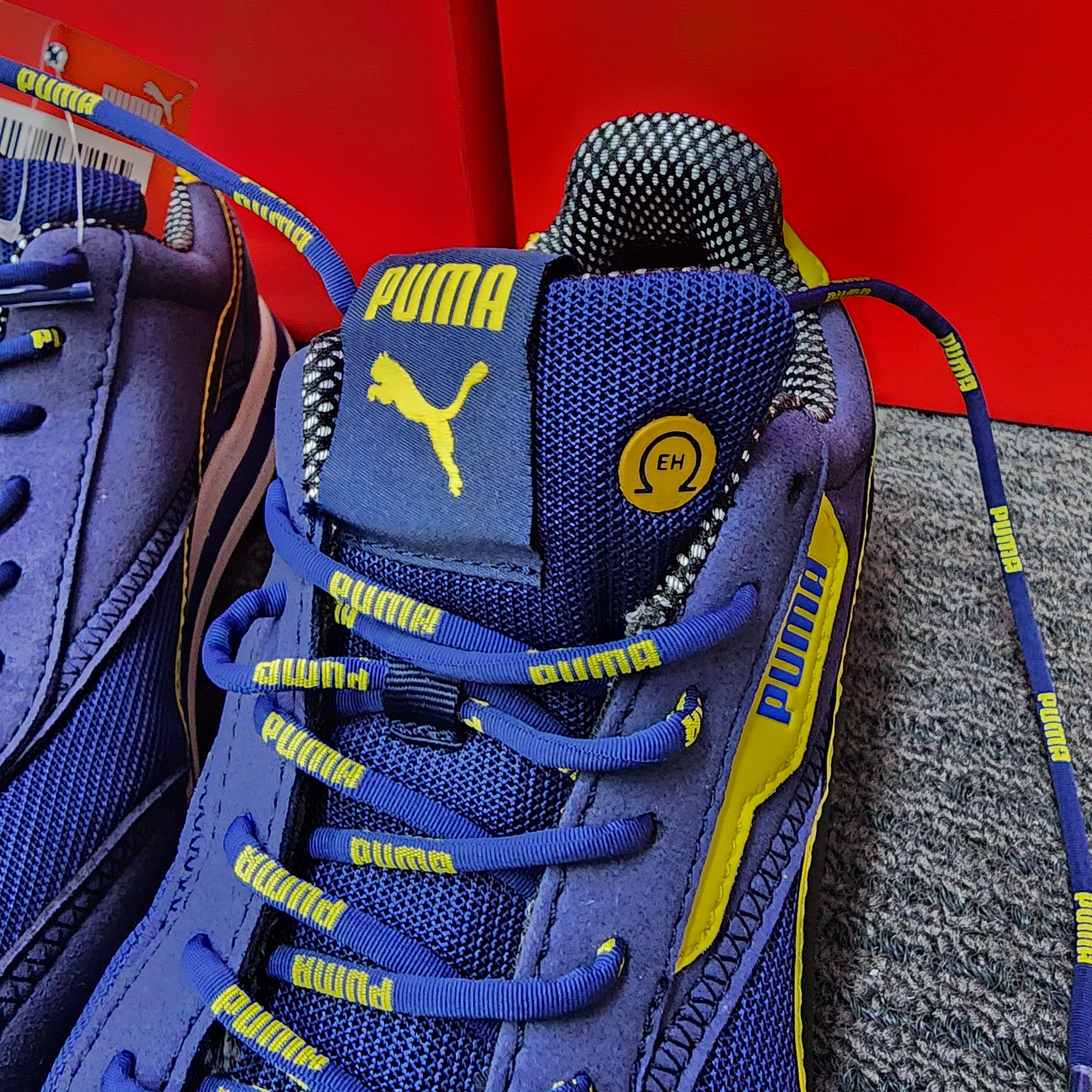 PUMA Safety 64.471.0 Rider Blue Low Cut Electrical Hazard EH Lace 644710