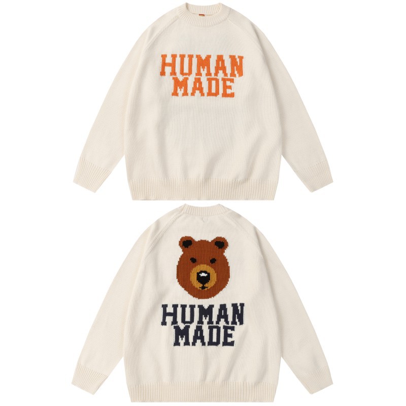 預訂 HUMAN MADE 動物圖案秋冬針織長袖上衣