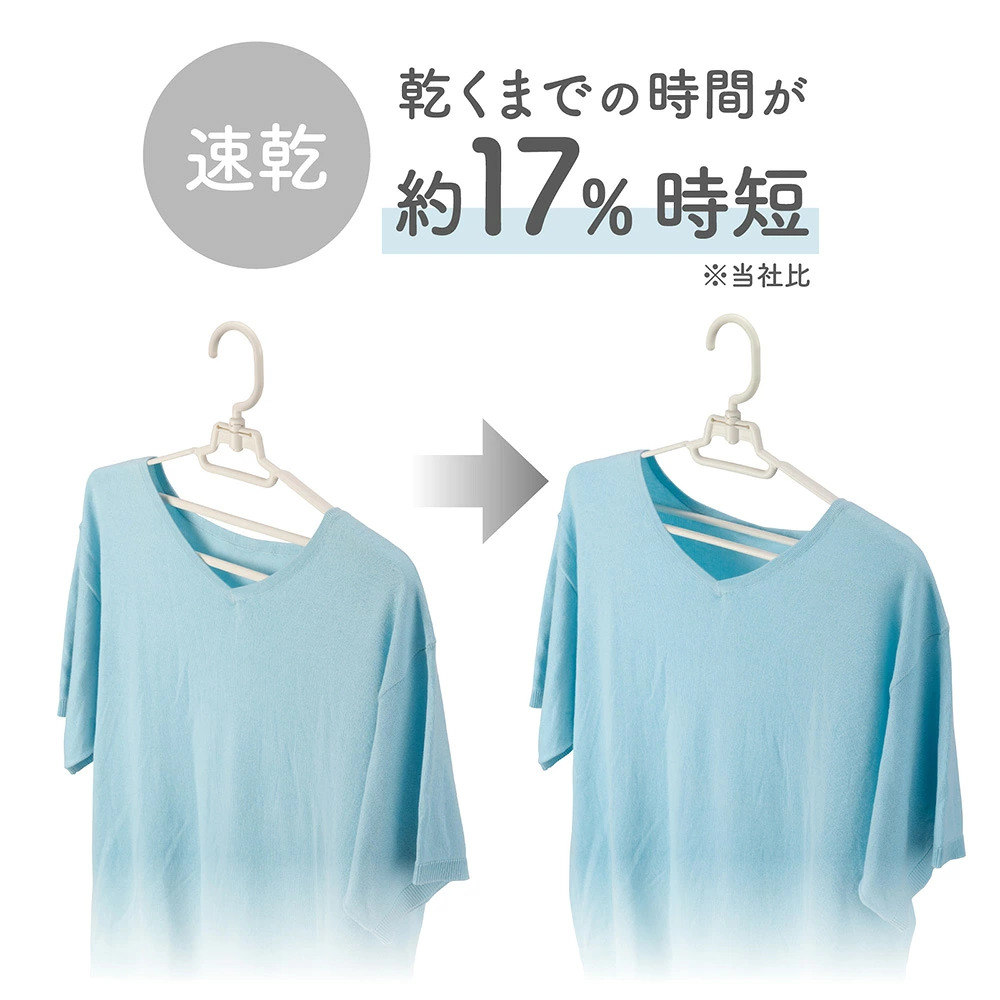 🔥🔥【日本直送《DAIYA》Flaundry 立體速乾防滑衣架 】5個裝