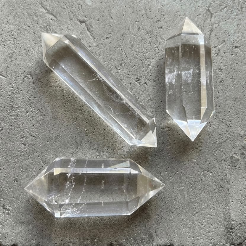 雙尖白水晶
